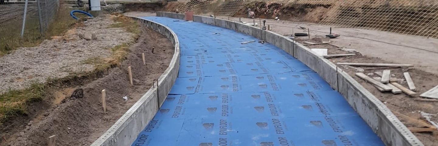 EPUISORAIL supplies vibration isolation mats for the modernization of the track at Kościuszki Street in Toruń
